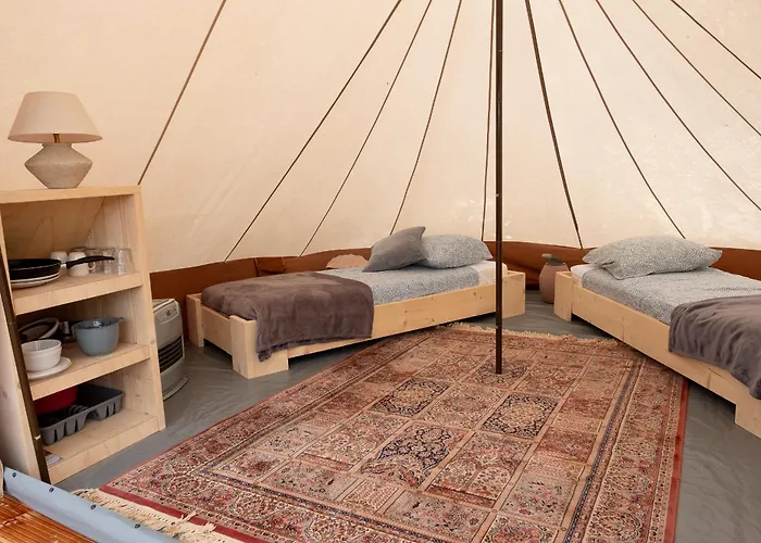 Hoeve Linnerveld Trekkerstent Luksusowy namiot