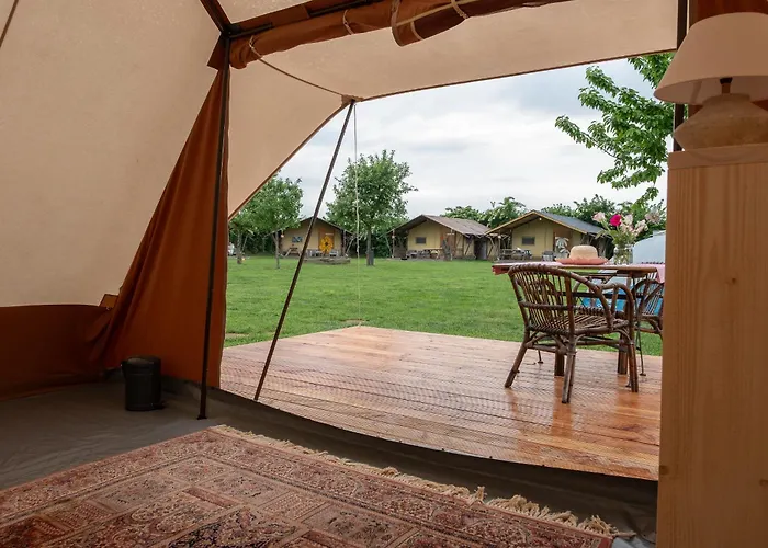 Luksusowy namiot Hoeve Linnerveld Trekkerstent *